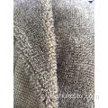 100% polyester mélange de teinture de fil de laine polaire Sherpa